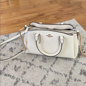 White coach purse